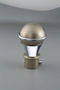 Silver Decorative Curtain Brackets
