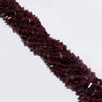 Maroon Garnet Fancy Shape Faceted Beads
