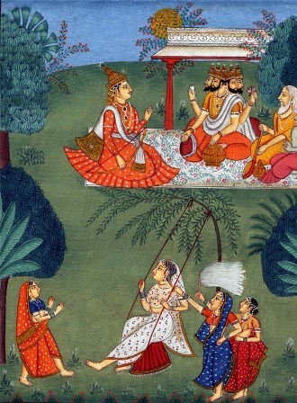 Raga hindola and ragini telangi