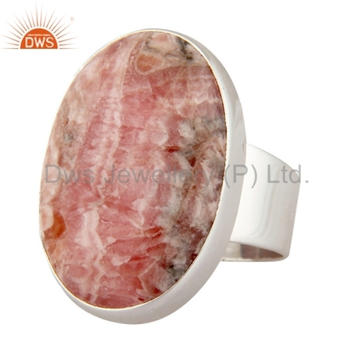 925 Sterling Silver Natural Gemstone Men's Ring