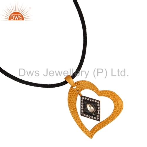 Crystal Quartz 925 Silver Pendant Gender: Women