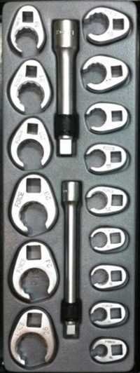 Crowfoot Spanner Set