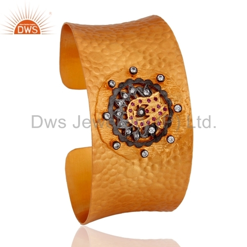 Handmade Gold Plated Fashion Cuff Bracelets Gender: Women