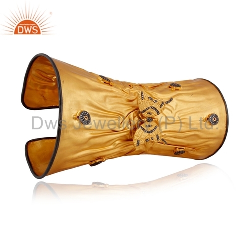 Butterfly Design Gold Plated Fashion Cuff Bracelet Gender: Women