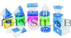 3D Solids Set 5cm, Transparent