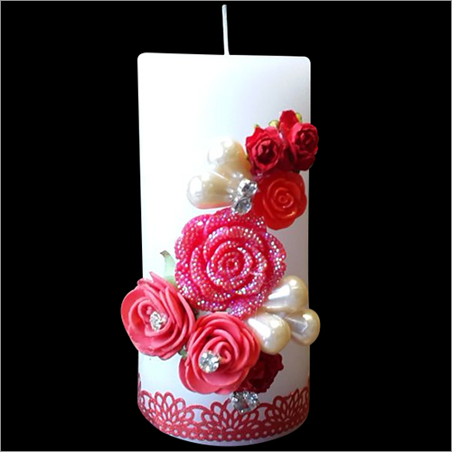 Floral Pillar Candles