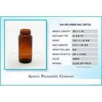 456 Gms Amber Malt Bottle Hardness: Rigid