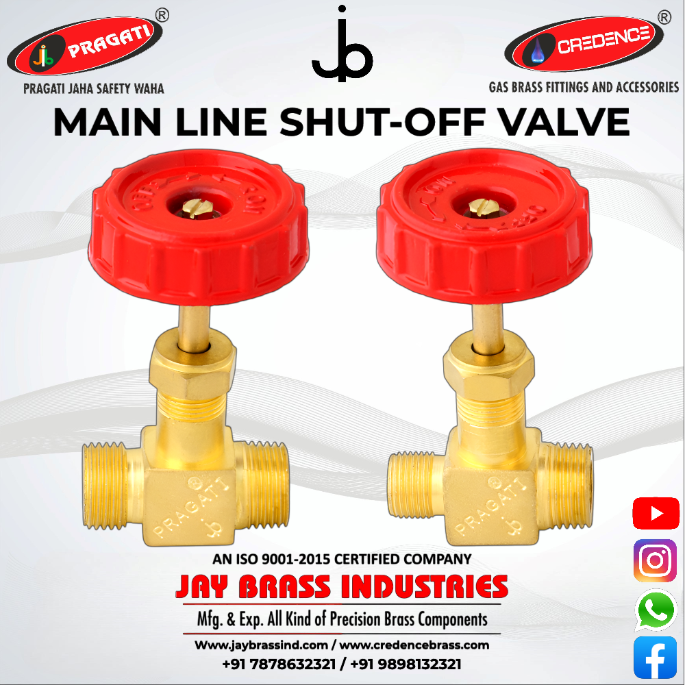 Metal Main Line Shut Off Valves