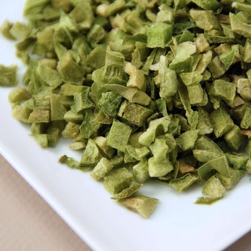 Freeze Dried Diced Green Peppers
