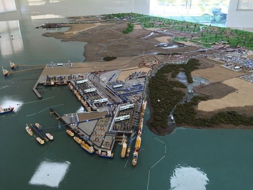 Physical Model of Sea Port