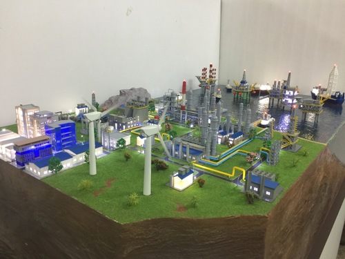 Physical Model of Oil & Gas field