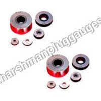 Plain Carbide Gauges - Steel, 25.4 - 50.8 Mm | 3d Display, Grey And Red, Suitable For Food & Beverages, Marine, Mechanical, Pulp & Paper, Textile, Water Industries