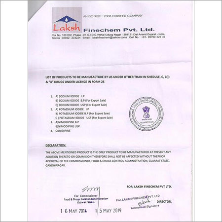 FDA Approved Product