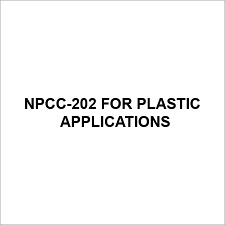 NPCC 202 For Plastic Application