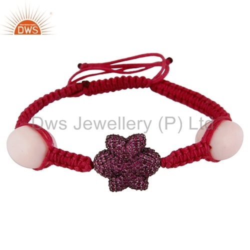 Natural Pink Sapphire Gemstone Bracelet Gender: Women