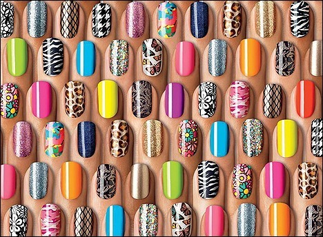 Multi Colored Nail Polish