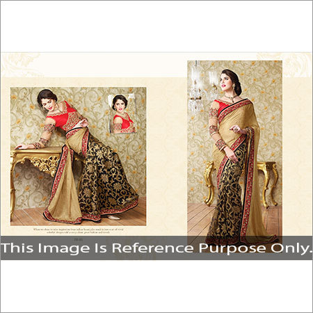 Embroidered Net Sarees