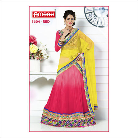 Reception Lehenga Saree