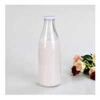 Milk Packaging Glass Bottles - Quartz Glass, Flint Color, Smooth Surface, Hollow Structure | Reusable, Durable, Scratch Resistant, Air & Moisture Tight