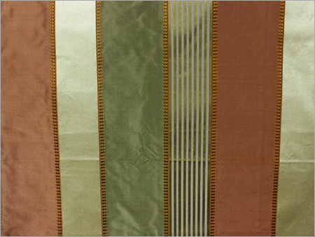 colored Satin Stripe Fabric