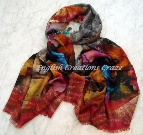 Digital printed scarves