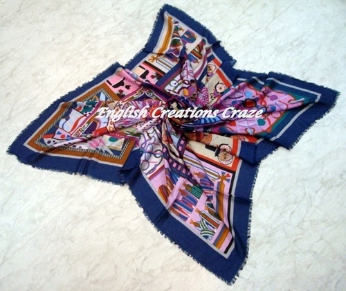 Silk Digital Printed Scarf Supplier