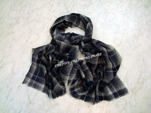 Wool Check Scarves wholesaler