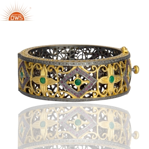 Pave Diamond Bangles 