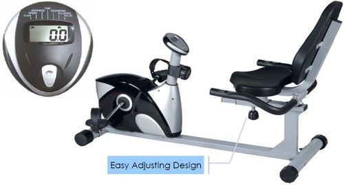 MAGNETIC RECUMBENT BIKE