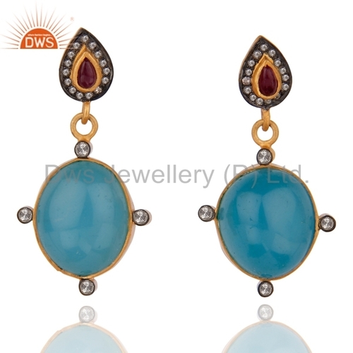 Natural Gemstone Earrings