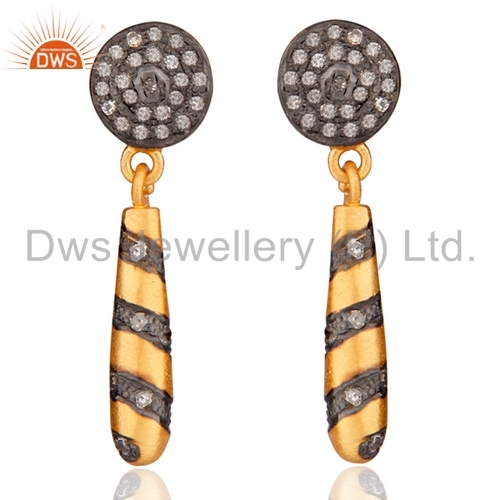 Pave Diamond Womens Earring Jewelry