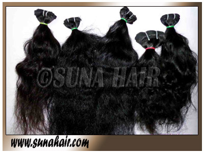 Body wavy hand tied weft malaysian hair ex