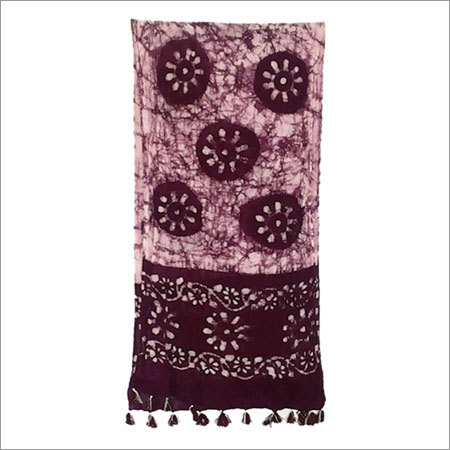 100% Silk tye dye silk scarfs of india