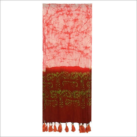 Silk and Hand block Printed Scarfs