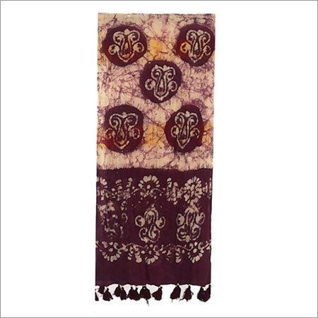 100% Silk tye dye silk scarfs of india