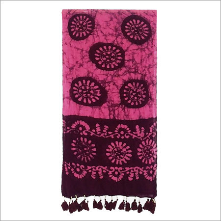 Silk and Hand block Printed Scarfs