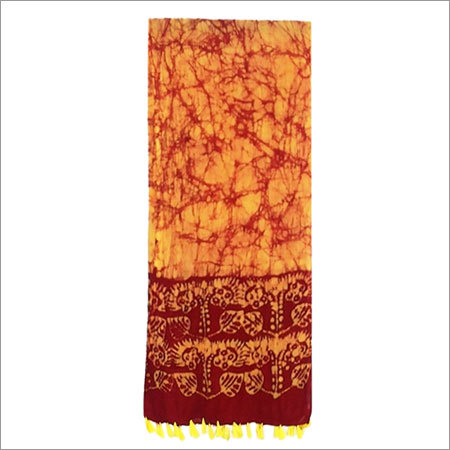 100% Silk tye dye silk scarfs of india