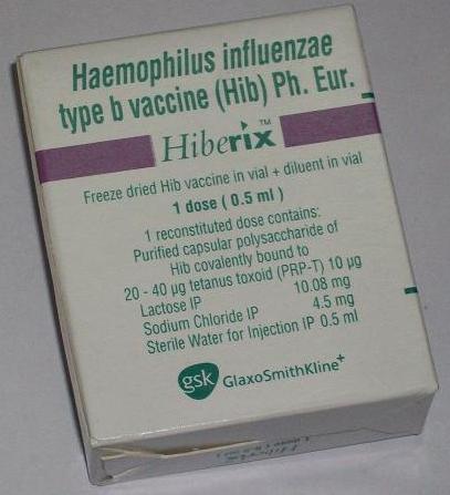 Haemophilus Influenzae type b Capsular Polysaccharide Vaccine