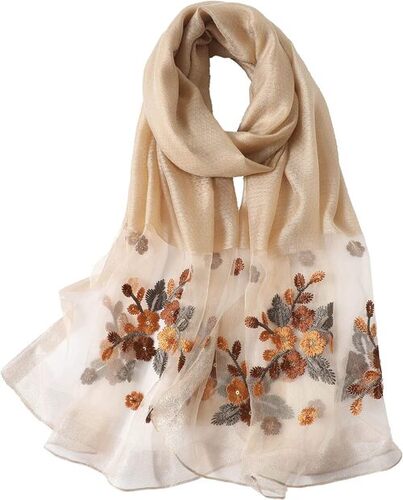 Silk Embroidery Scarves Wholesaler