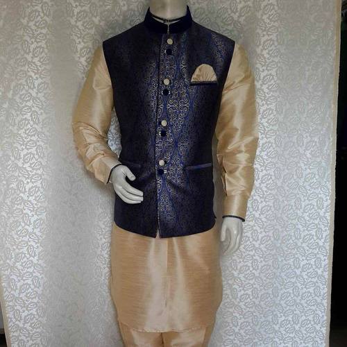 Waistcoat on sale with punjabi