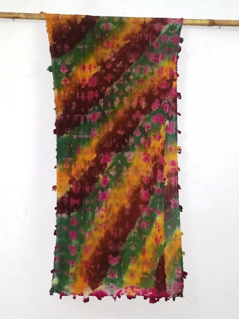 Silk and Hand block Printed Scarfs