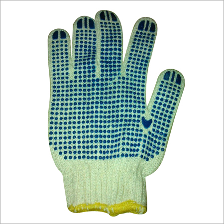COTTON DOTTED HAND GLOVES
