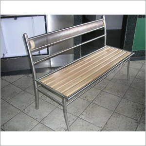 Metal Outdoor Bench - Finish: Polished