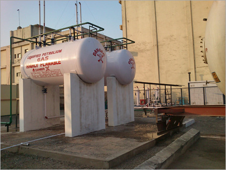 Ground Propane Lpg Tank Installation