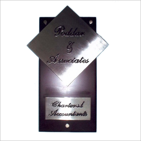 Engraved Metal Nameplate