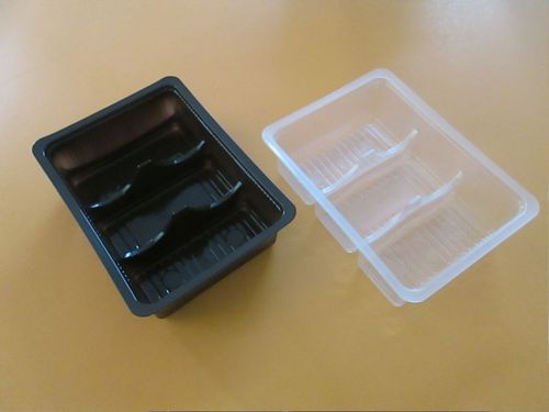 Three Portion Plastic Tray