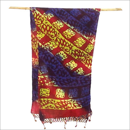 Silk and Hand block Printed Scarfs