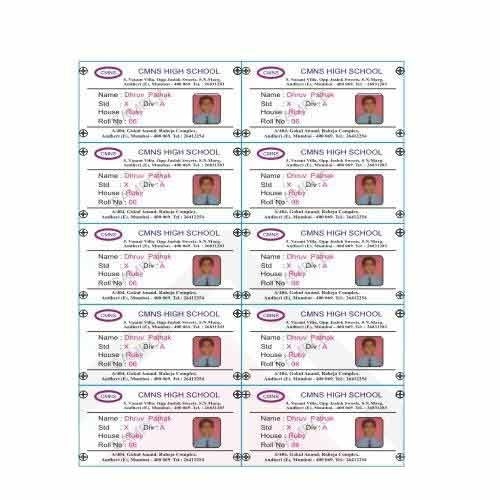 Sticker Sheet With Polyester Overlay