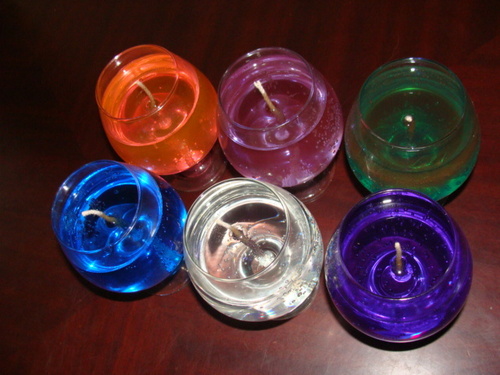 Gel Glass Candle