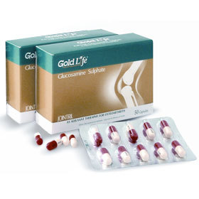Jointril Cap. (3 x 50's) - Capsule, Gold Color, Chondroitin Sulfate | Pain Relief, Joint Support, Balanced Composition
